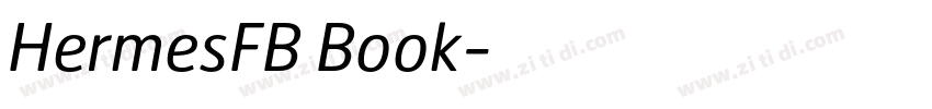 HermesFB Book字体转换